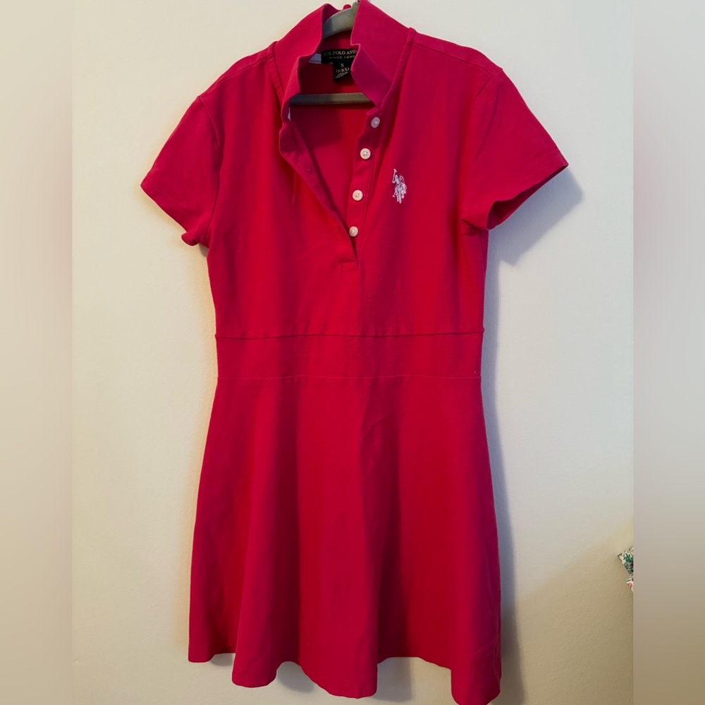 Ralph Lauren pink polo dress size S 6/6x